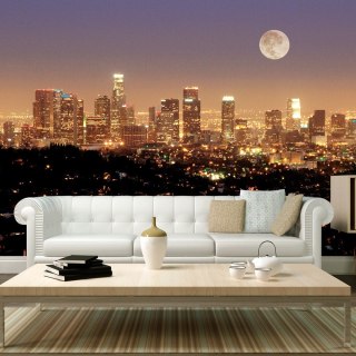 Fototapeta - Księżyc nad Los Angeles