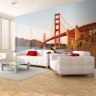 Fototapeta - Most Golden Gate, zachód