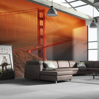 Fototapeta - Most Golden Gate we mgle