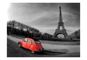 Fototapeta - Wieża Eiffla i samochód