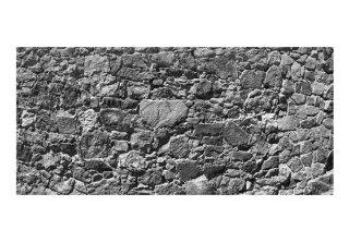 FOTOTAPETA SAMOPRZYLEPNA 588x280 Szara skała, Mur