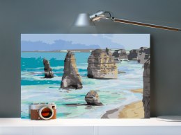 Obraz do samodzielnego malowania - Skałki w morzu
