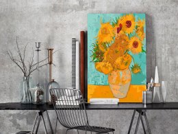 Obraz do samodzielnego malowania - Słoneczniki Van Gogha
