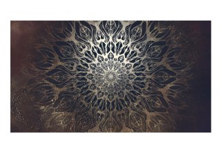 FOTOTAPETA SAMOPRZYLEPNA 490x280 Stalowy Ornament