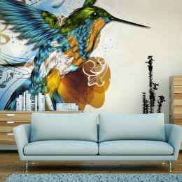 Fototapeta - Kolorowy koliber, ptak