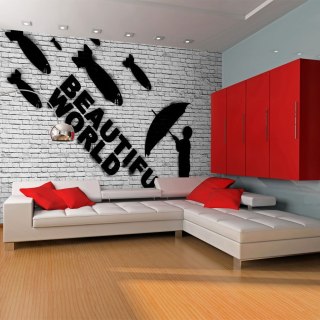 Fototapeta - Beautiful World, Banksy
