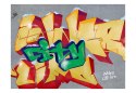 Fototapeta - Graffiti City life, Zieleń