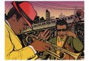 Fototapeta - Komiks Jazz, New York