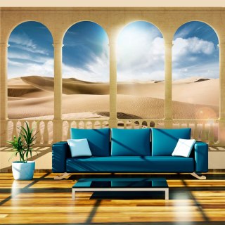 Fototapeta - Pustynia Sahara, Kolumny