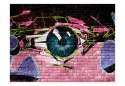 Fototapeta - Kolorowe oko, graffiti