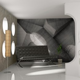 Fototapeta - betonowe bloki 3D, loft