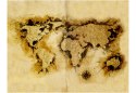 Fototapeta - Stara Papierowa Mapa