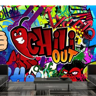 Fototapeta - Chili out, graffiti