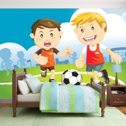 Fototapeta - Piłkarze, dla dzieci