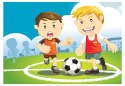 Fototapeta - Piłkarze, dla dzieci