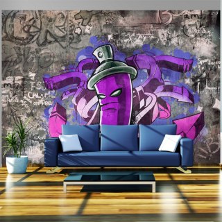 Fototapeta - Fioletowe Graffiti Spray