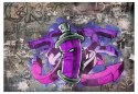 Fototapeta - Fioletowe Graffiti Spray