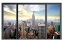 Fototapeta - Miasto za oknem New York