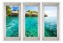 Fototapeta - Egzotyczna wyspa za oknem