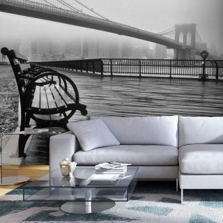 Fototapeta - Retro Brooklyn Bridge