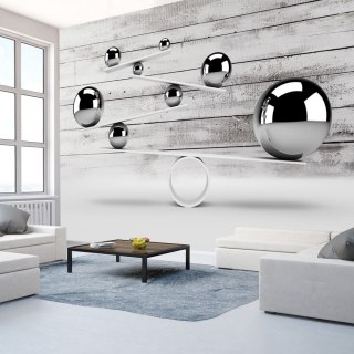 Fototapeta - Balans, Srebrne Kule 3D