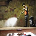 Fototapeta - Banksy - Cave Painting