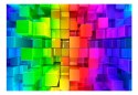 Fototapeta - Kolorowa iluzja 3D tęcza