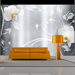 Fototapeta - Orchidee na stali