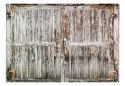 Fototapeta - Stare okute drzwi,Drewno