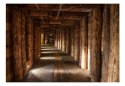 Fototapeta - Drewniany tunel Kopalni
