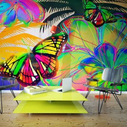 Fototapeta - Kolorowe motyle