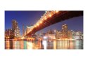 Fototapeta - Most, Światła, Nowy Jork