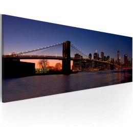 Obraz 120 x 40 cm - Most Brookliński - panorama