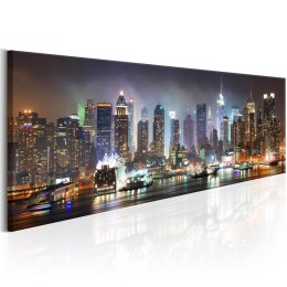 Obraz 120 x 40 cm - White reflections in New York