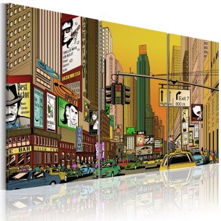 Obraz - NYC w komiksie