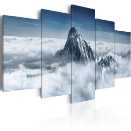 Obraz  - Szczyt góry ponad chmurami