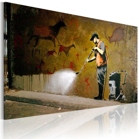 Obraz - Bielenie Lascaux (Banksy)