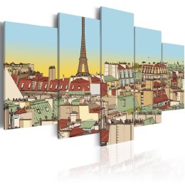 Obraz - Idylliczny obrazek Paryża