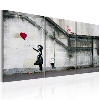Obraz - Dziewczynka z balonem - Banksy