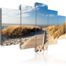 Obraz  - Dzika plaża - 5 części