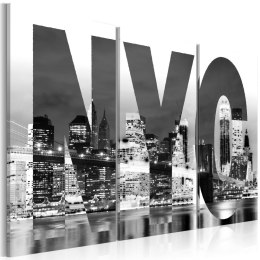 Obraz - Nowy Jork (czarno-biały)