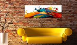 Obraz 120 x 40 cm - Colorful Storm