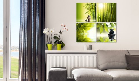 KWADRATOWY OBRAZ NA ŚCIANĘ DO SALONU 40 x 40 cm - Spokój KWADRATOWY OBRAZ NA ŚCIANĘ DO SALONU 40 x 40 cm - Spokój