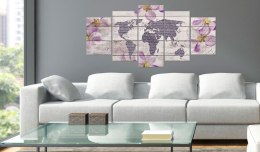 Obraz - Romantyczna mapa świata