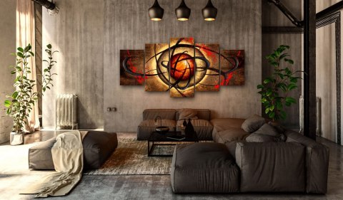 OBRAZ NA ŚCIANĘ DO SALONU, 100 x 50 cm, 5 CZĘŚCIOWY - Tajemnicze oko II OBRAZ NA ŚCIANĘ DO SALONU, 100 x 50 cm, 5 CZĘŚCIOWY - Tajemnicze oko II