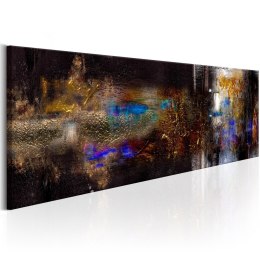 Obraz 150 x 50 cm - Złota amplituda