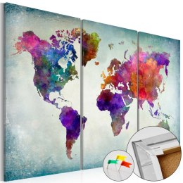 Obraz na korku - Świat w kolorach