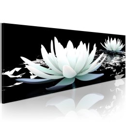 Obraz 150 x 50 cm - Alabastrowe lilie