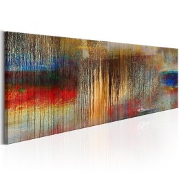 Obraz 150 x 50 cm - Kolorowa ulewa