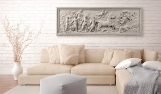 Obraz - Relief: Apollo i Muzy